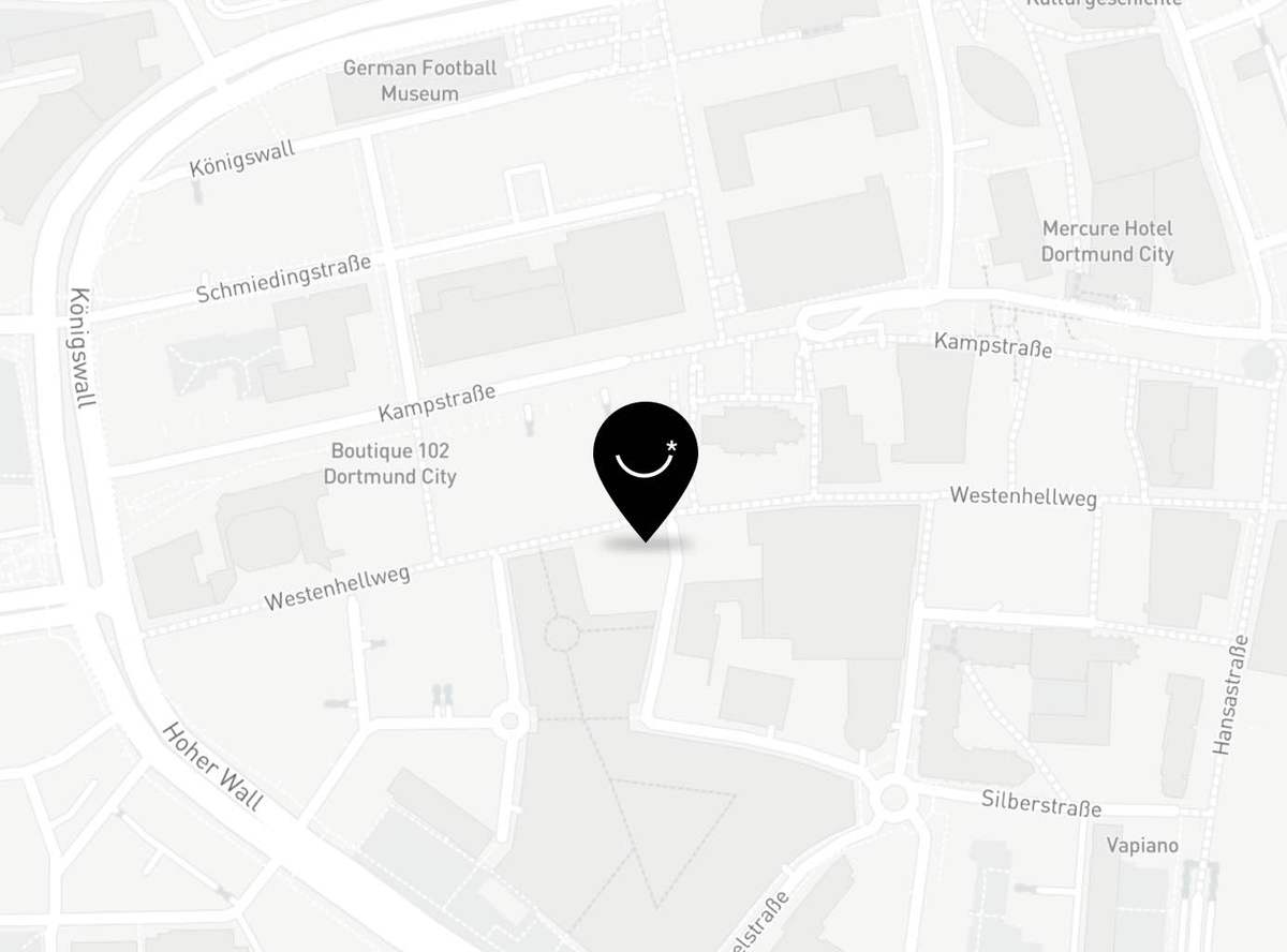 Bild des Standorts Westenhellweg 92-94 in 44137 Dortmund auf einer Karte